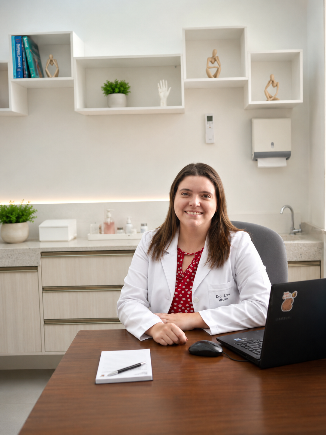 Dra. Lara Braghieri, médica otorrinolaringologista.